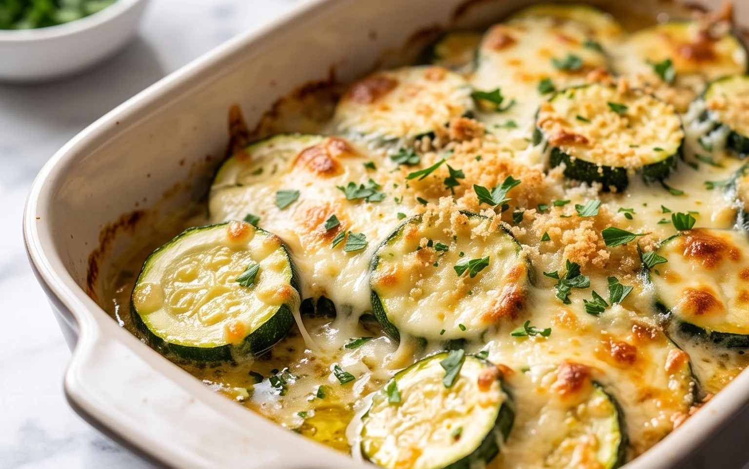 Baked Zucchini and Cheese