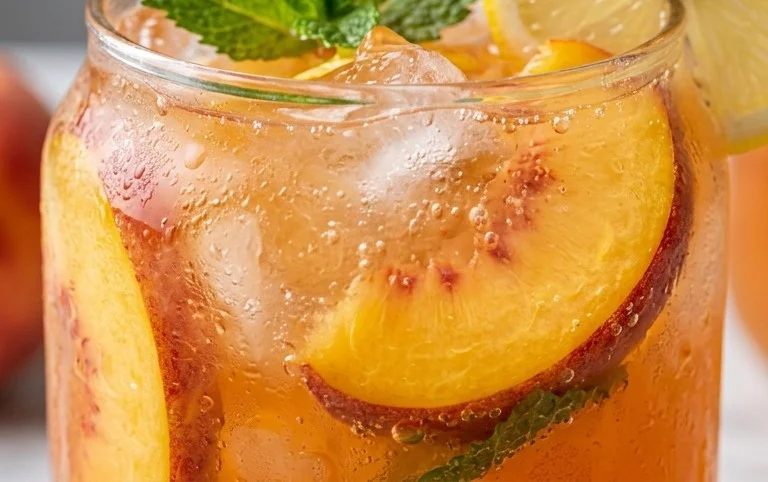 Refreshing Peach Lemonade