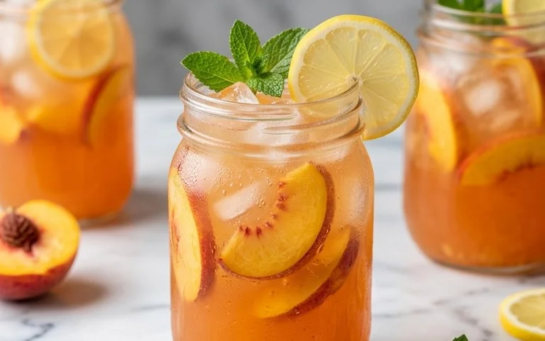 Refreshing Peach Lemonade
