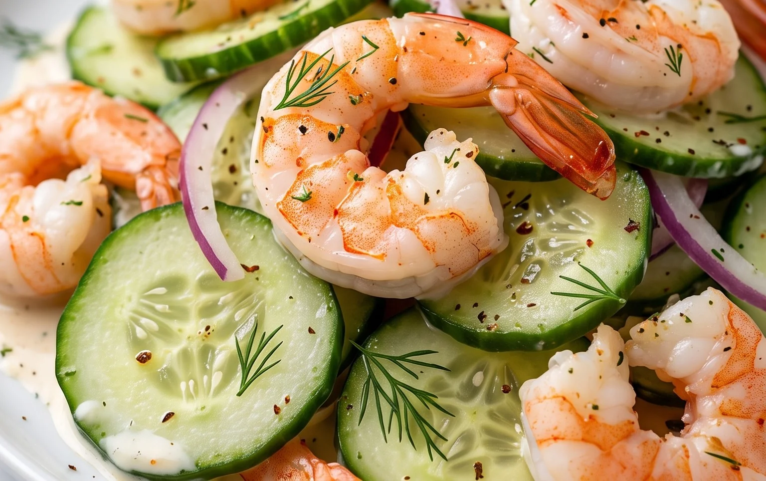 Cucumber Shrimp Salad