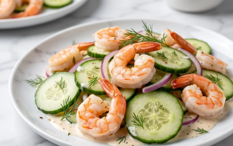 Cucumber Shrimp Salad