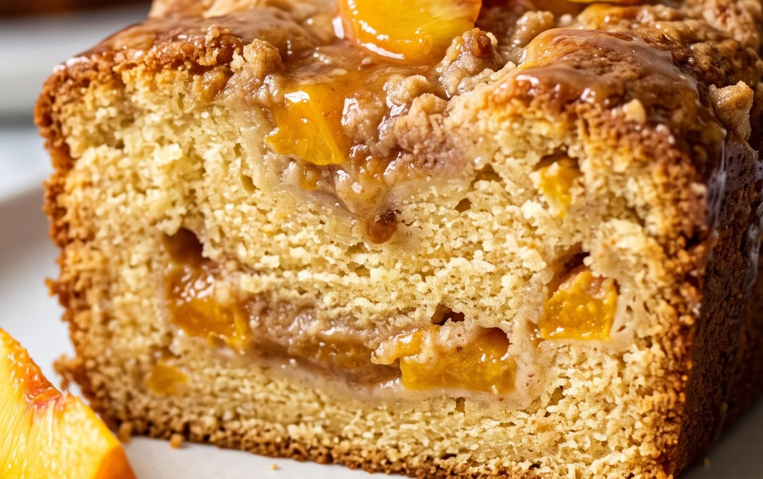 Peach Cobbler Pound Cake