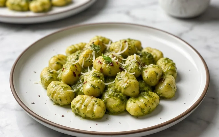 Creamy Pesto Gnocchi