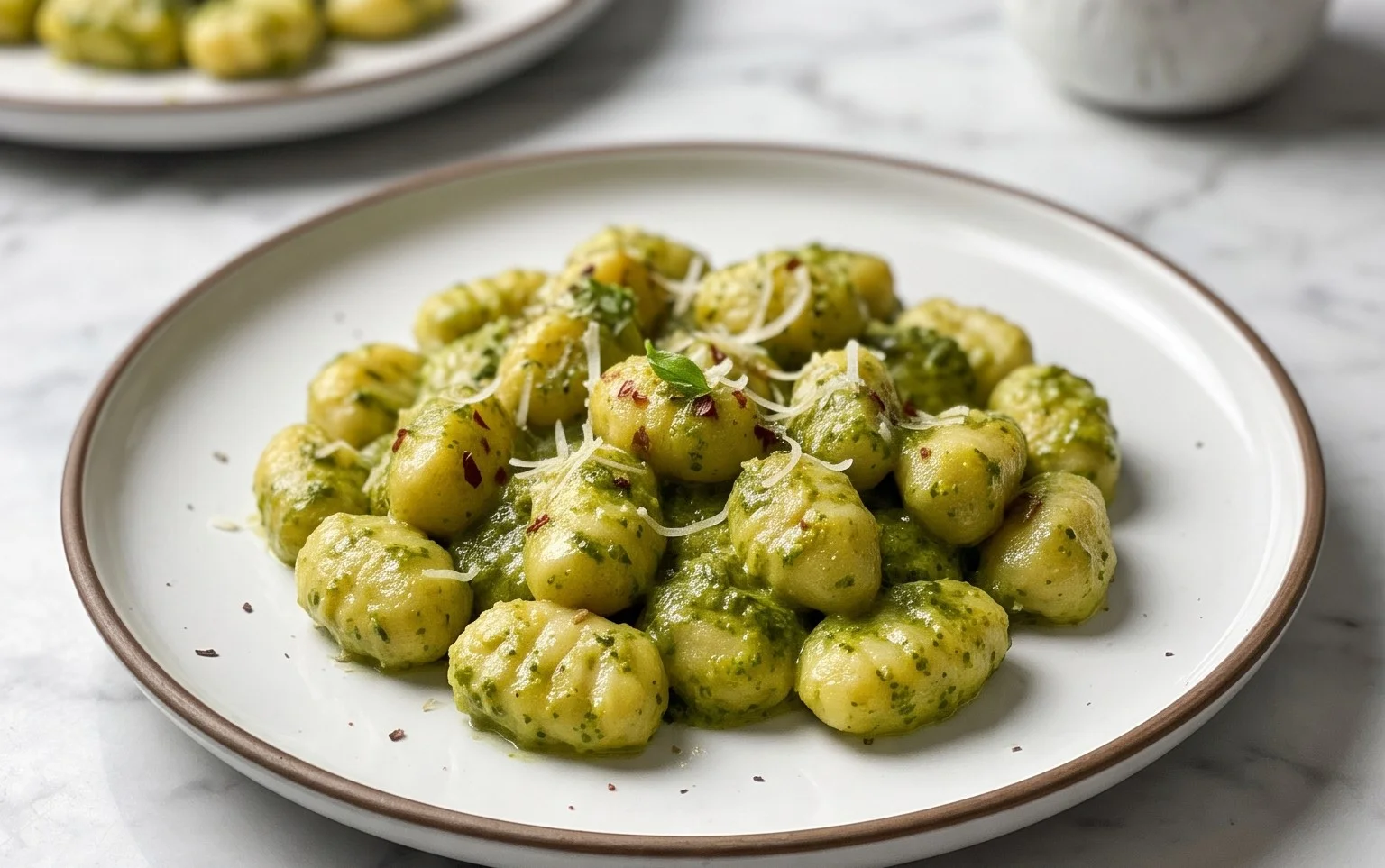Creamy Pesto Gnocchi