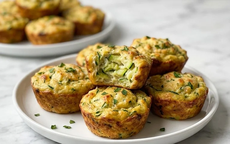 Zucchini Garlic Bites