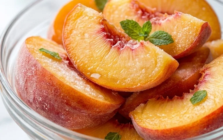 Freezing Peaches, How to Easily Freeze Peaches
