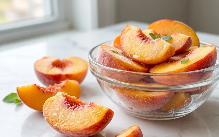Freezing Peaches, How to Easily Freeze Peaches