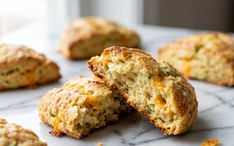 Zucchini Cheddar Scones