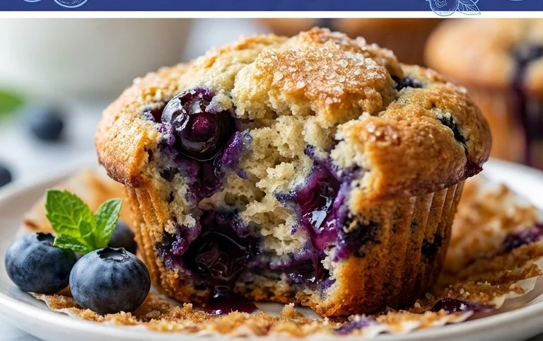 Homemade Blueberry Muffins