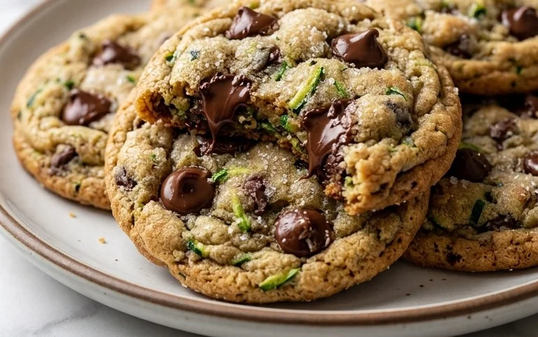 Zucchini Chocolate Chip Cookies
