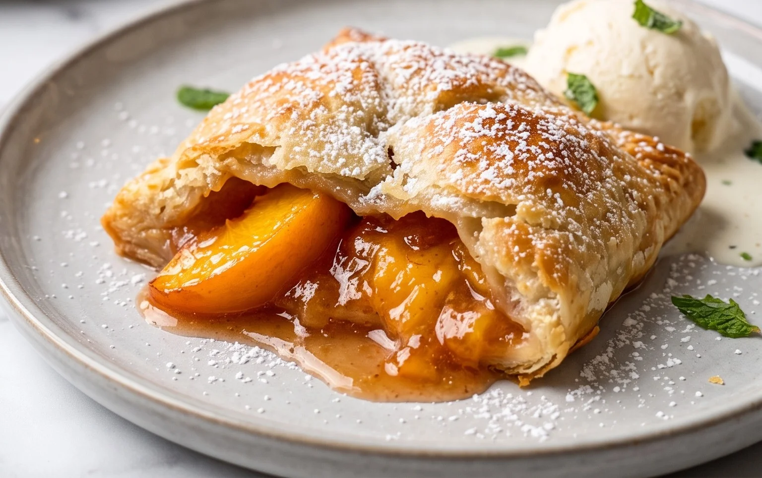 Peach Dumplings