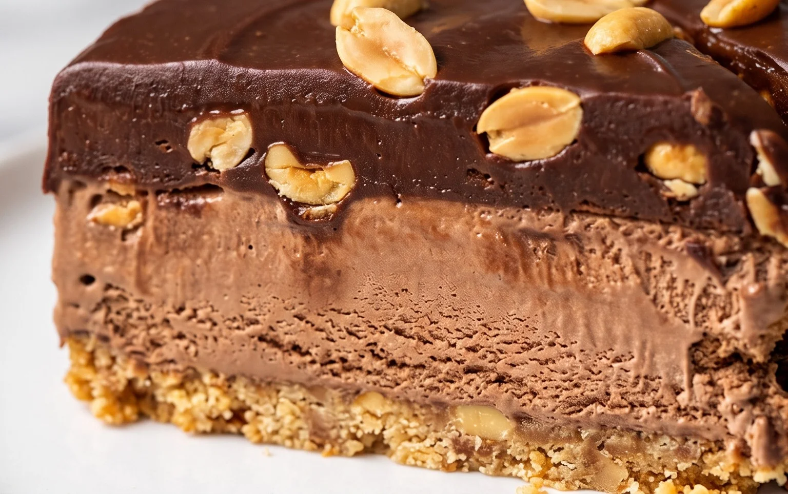 Buster Bar Ice Cream Cake