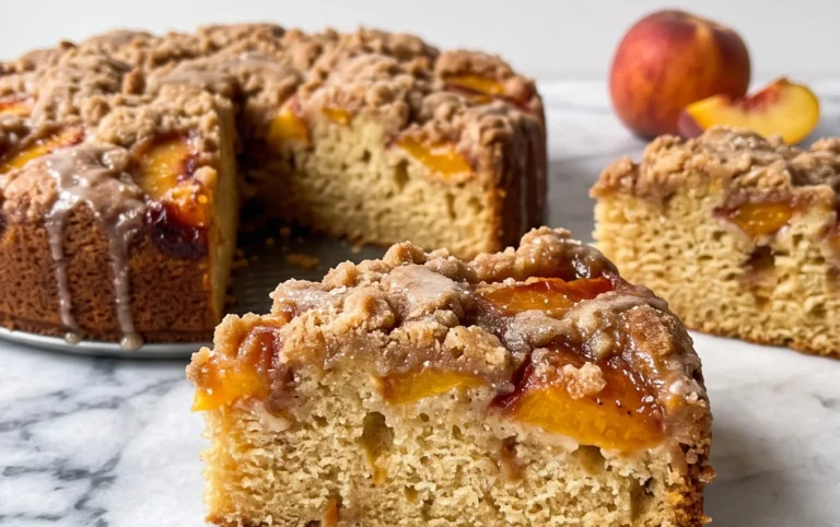 Brown Sugar Peach Cake