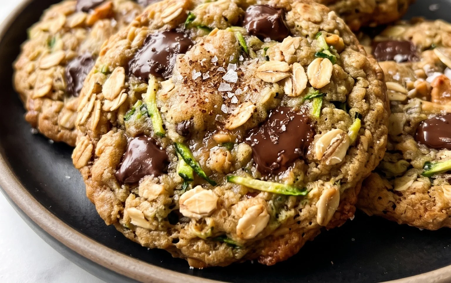 Healthy Zucchini Oatmeal Cookies