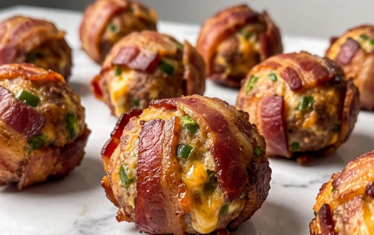 Beef Bacon Jalapeño Popper Cheese Balls