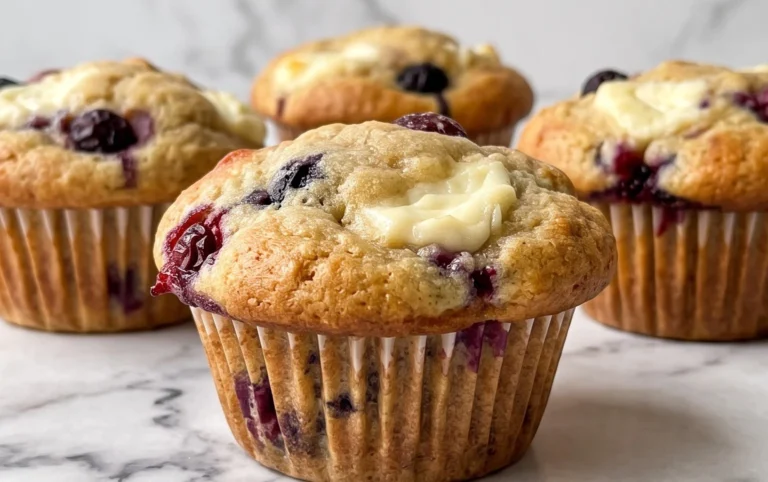 Berry Cream Cheese Muffins