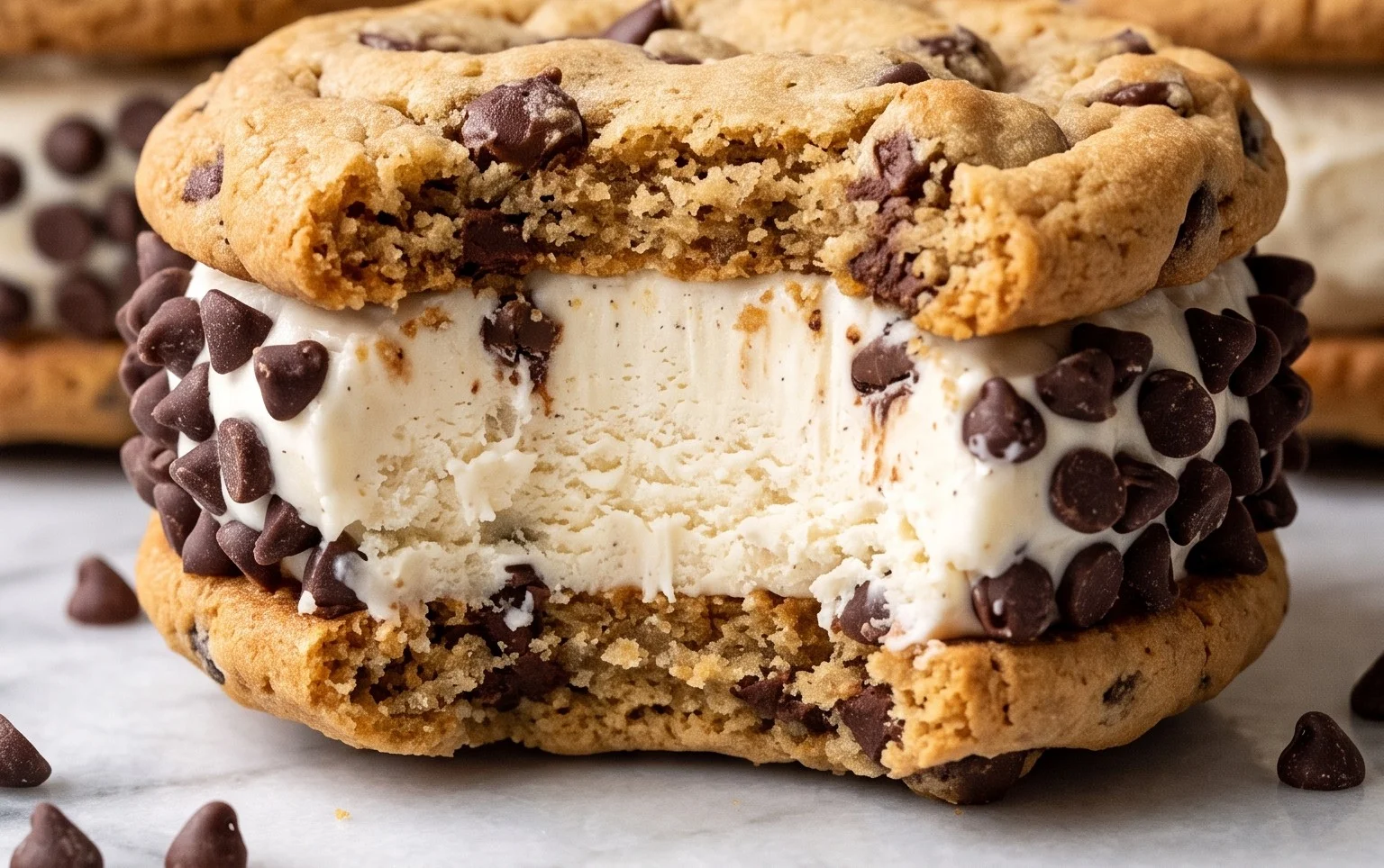 Cookie Ice Cream Sandwiches (Like a Chipwich!)