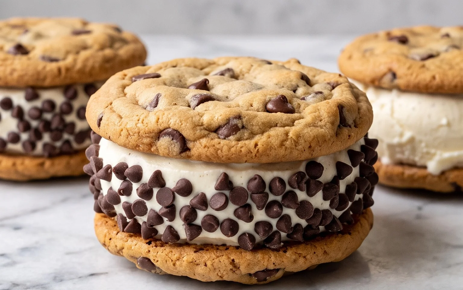 Cookie Ice Cream Sandwiches (Like a Chipwich!)