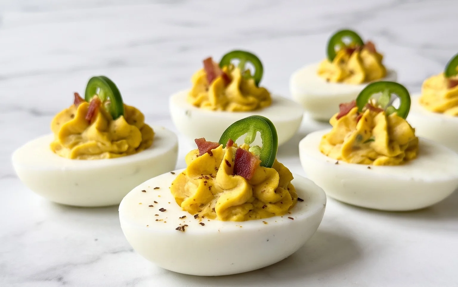 Jalapeno Popper Deviled Eggs