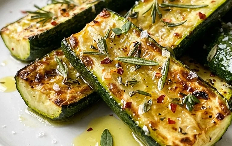 Simple Herb-Infused Roasted Zucchini Recipe
