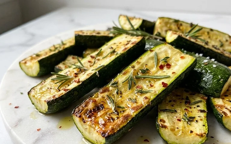 Simple Herb-Infused Roasted Zucchini Recipe