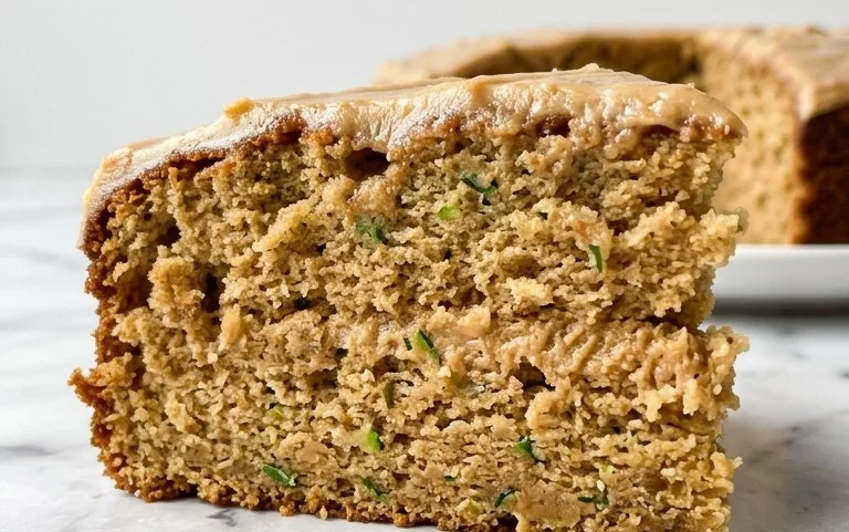 Moist Peanut Butter Zucchini Cake Recipe