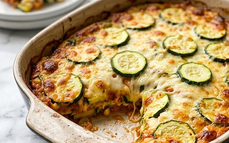 Cheesy Baked Zucchini Casserole