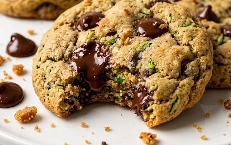 Soft Zucchini Cookies with Chocolate Chips