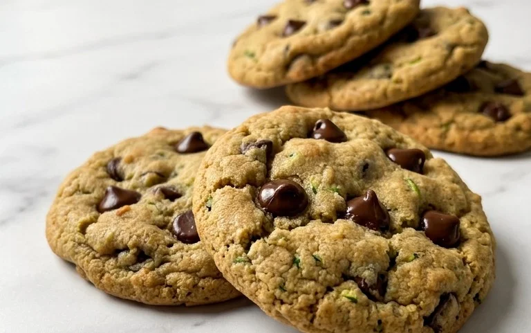 Soft Zucchini Cookies with Chocolate Chips