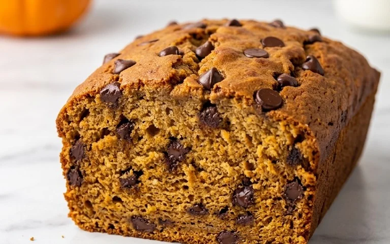Pumpkin Chip Banana Bread