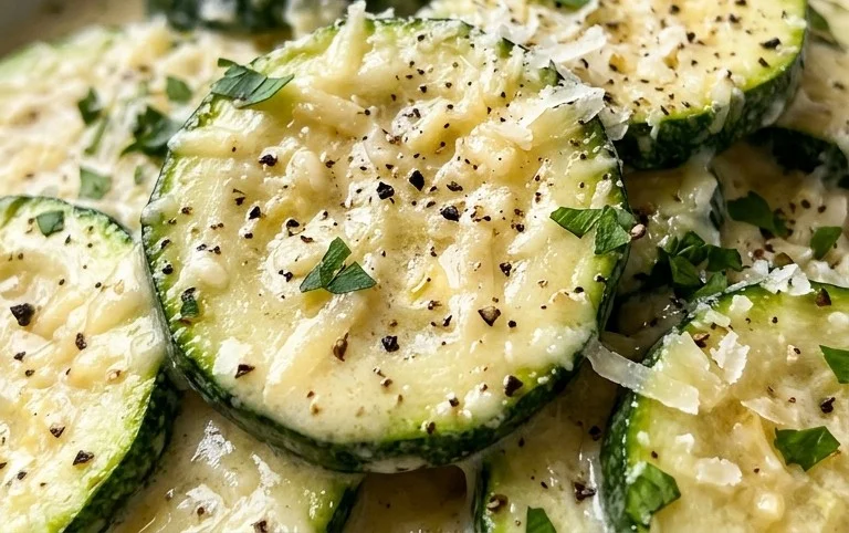 Creamy Parmesan Zucchini