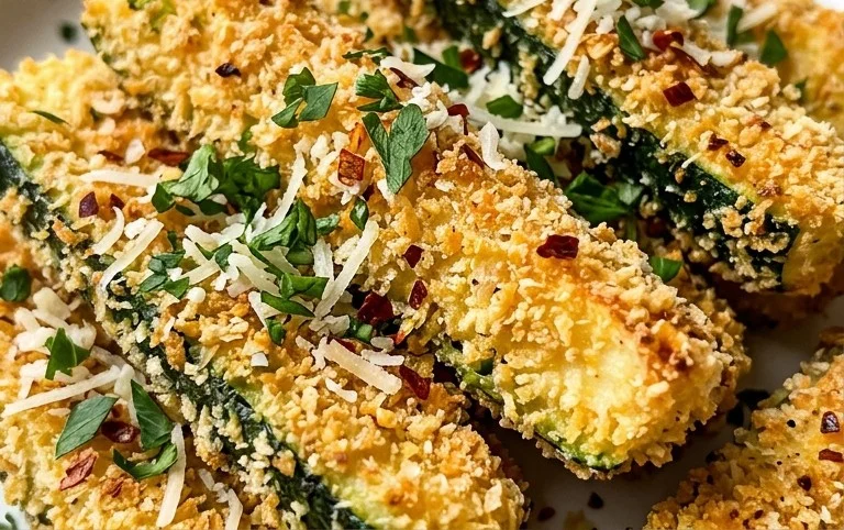 Baked Zucchini Sticks (Oven or Air Fryer)