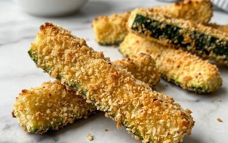Baked Zucchini Sticks (Oven or Air Fryer)