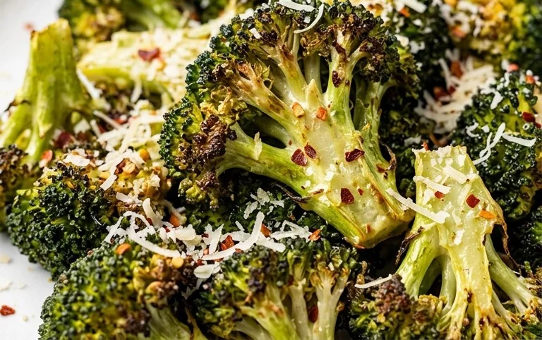 Oven Roasted Broccoli (Baked Broccoli)