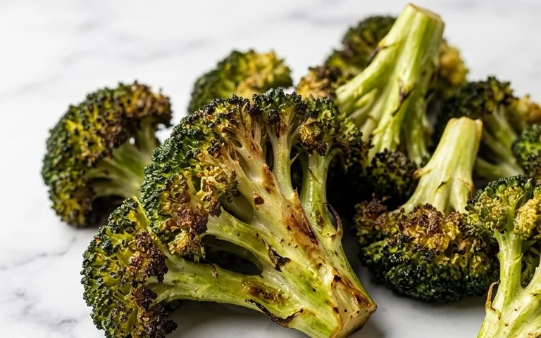 Oven Roasted Broccoli (Baked Broccoli)