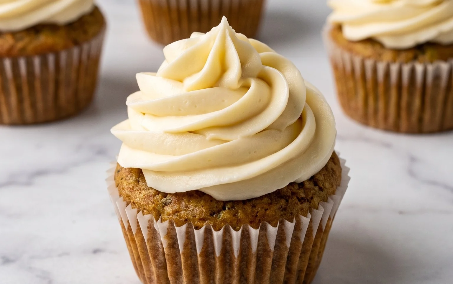 Zucchini Cupcakes with Cream Cheese Frosting