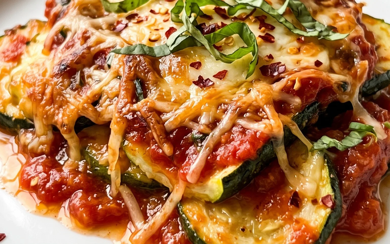 Three Cheese Zucchini Parmesan