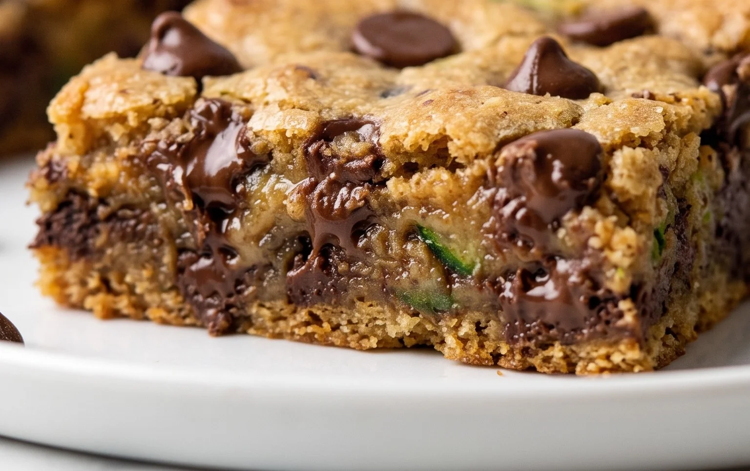Chocolate Chip Zucchini Cookie Bars