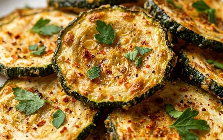 Crispy Baked Zucchini Chips