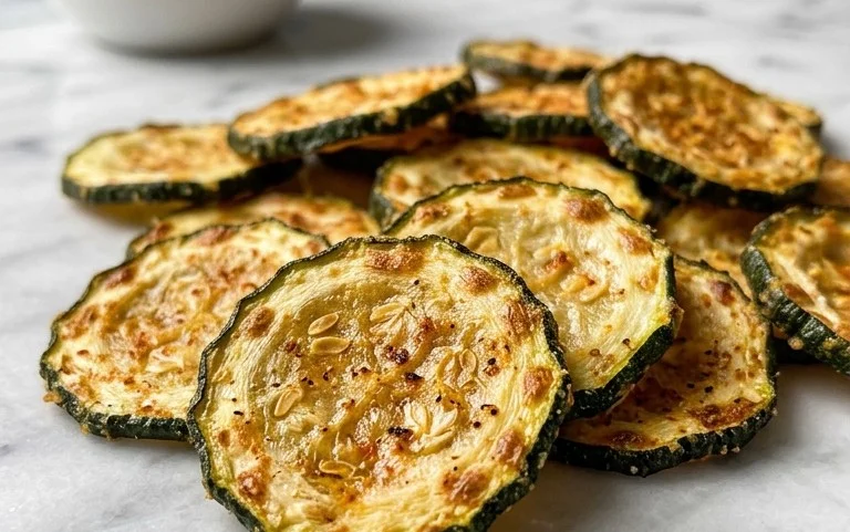 Crispy Baked Zucchini Chips