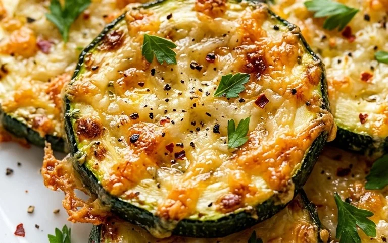 Oven Roasted Parmesan Zucchini 
