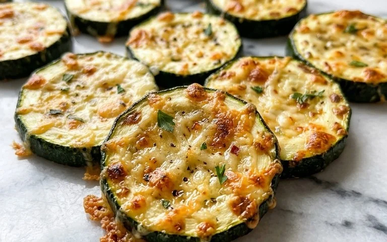 Oven Roasted Parmesan Zucchini 